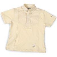 Aubrion Women's Tie Keeper Short-Sleeved Shirt in Yellow | Size: 3-4