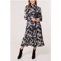 Blue Vanilla Women's Black Long Sleeve Slip On Turtleneck Midi Dress | Size: 12