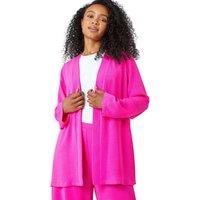 Roman Women's Petite Woven Kimono Jacket in Pink | Size: 12