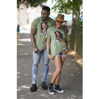 JTAPHRIQUE Vintage Bob Marley Print T-Shirt in Green | Size: Medium