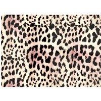 Warren Reed - Designer Leopard Hide Glass Chopping Board in Brown