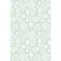 Hoopla Walls Evelyn Trail - Soft Petrol 10m Wallpaper in Blue