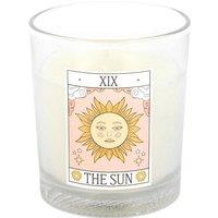 Something Different The Sun Rose Tarot Vintage Candle in White