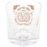 Something Different Viking Compass Lowball Glass & Coaster Set in Clear