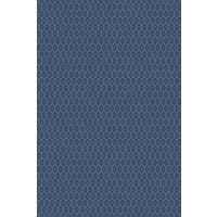 Hoopla Walls Tiny Ogee - Indigo 10m Wallpaper in Blue