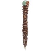 Something Different Crystal Aventurine Wand Pen in Brown
