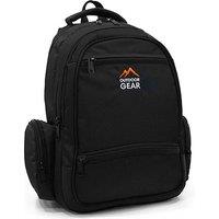 Outdoor Gear School Backpack With Multiple Compartment in Black | Size: Medium