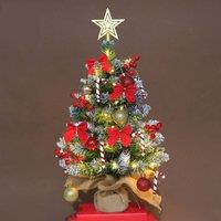 Leaper 60CM Compact Mini Christmas Tree Desktop Decoration Kit in Green