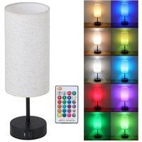 Living and Home Modern Table Lamp with Minimalist Design in Black
