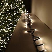 Samuel Alexander 18.7m 750 LED TreeBrights Christmas String Lights with Timer in Warm White in Beige