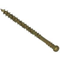 Forgefix Forgefast Decking Screws Reduced Head Tan 4.5X60 Torx T15 Tub 500 in Gold