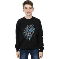 Marvel Boy's Avengers Endgame Logo Team Sweatshirt in Black | Size: 3-4 Years