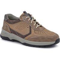 Easyfit Men's Extra-Wide-Fit Bungee-Lace Trainers in Beige | Size: 8