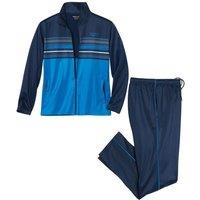Atlas for Men Men's Elasticated Waist Sports Tracksuit in Navy | Size: Medium