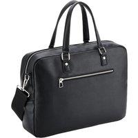 Quadra Men's Tailored Luxe Briefcase in Black