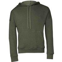 Bella + Canvas Men's Sponge Fleece Hoodie in Green | Size: XL