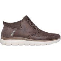 Skechers Men's Summits Slip-Ins Performtex Mid Top W/ Bungee Chocolate Suede | Size: 10