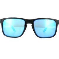 Oakley Men's Rectangle Polished Black Prizm Sapphire Sunglasses