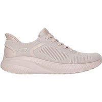 Skechers Women's Bobs Squad Chaos - Slip-Ins Engineered Knit Bungee Natural | Size: 7