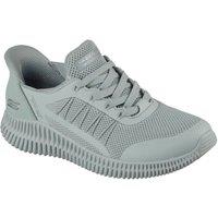Skechers Women's BOBS Geo Lite Divine Pace Trainers in Light Grey | Size: 5