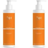 Dr H Women's Vitamin C Anti-Ageing Cleanser 200ml x 2 Duo Pack in White