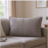 Living and Home Soft Corduroy Bedside Headboard Pillow Reading in Dark Grey | Size: Small