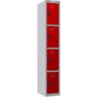Phoenix Safe Company Personal locker in Red with Combination Lock, PL1433GRC