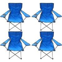 Nalu 4 Blue & Black Lightweight Folding Camping Beach Chairs