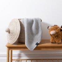Native Natural Soft Grey Pure Wool Baby Blanket | Size: Small