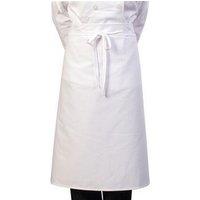 BonChef 30 Inch Chef Apron in White