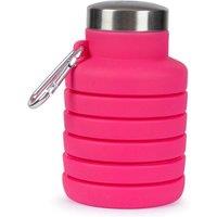 Trespass Vavo Foldable Silicone Water Bottle in Pink