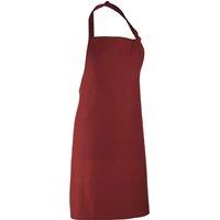 Premier Colours Bib Apron Workwear in Burgundy