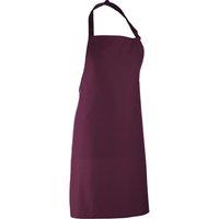 Premier Colours Bib Apron Workwear in Aubergine