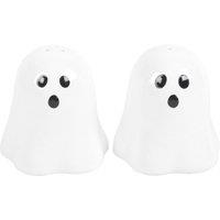 Something Different Ghost Halloween Salt & Pepper Shakers in White