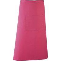 Premier Colours Bar Apron Workwear (Long Continental Style) in Pink