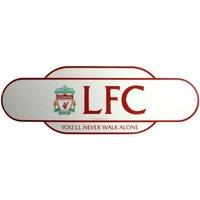 Liverpool FC Classic Retro Years Metal Street Sign in White