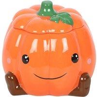 Something Different Smiling Pumpkin Oil Burner in Orange
