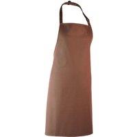 Premier Colours Bib Apron Workwear in Brown
