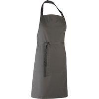 Premier Colours Bib Apron Workwear in Dark Grey