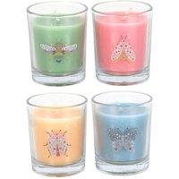 Something Different Mandarin & Bergamot Floral Bug Scented Candle (Pack of 4)