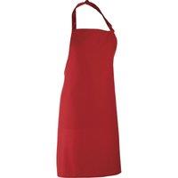 Premier Colours Bib Apron Workwear in Red