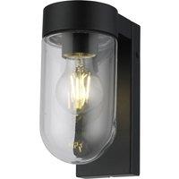 First Choice Lighting Parnie - Black IP44 Outdoor Wall Light