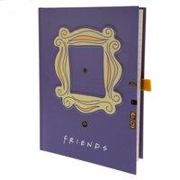 Friends Premium Photo Frame A5 Notebook in Purple