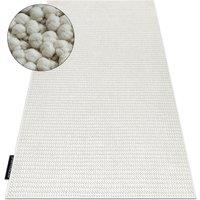 RugsX Casablanca Loop Rug in White | Size: 60 cm x 100 cm