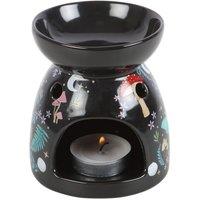 Something Different Dark Forest Forest Oil Burner in Black