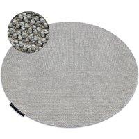 RugsX Casablanca Loop Rug in Grey | Size: 80 cm diameter