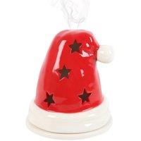 Something Different Santa Hat Tealight & Incense Cone Holder in Red