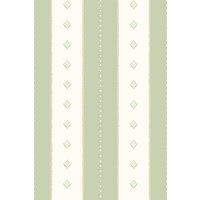 Hoopla Walls Decorative Stripe - Soft Sage 10m Wallpaper in Green