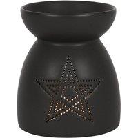 Something Different Pentagram Oil Burner in Black