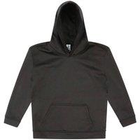 AWDis Just Hoods Sports Polyester Hoodie in Black | Size: 5-6 Years